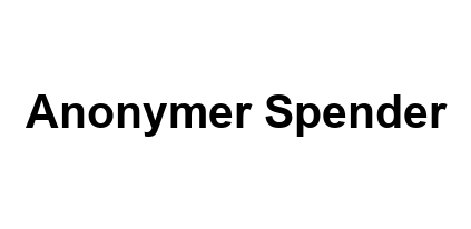 Anonymer Spender
