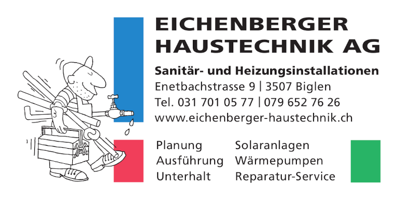 Eichenberger, Haustechnik; Biglen