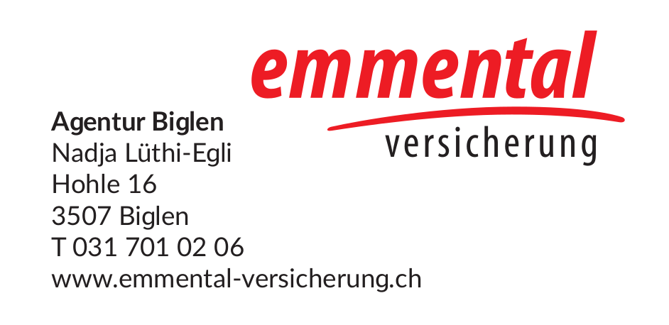 Emmental Versicherung, Agentur Biglen, Nadja Lüthi